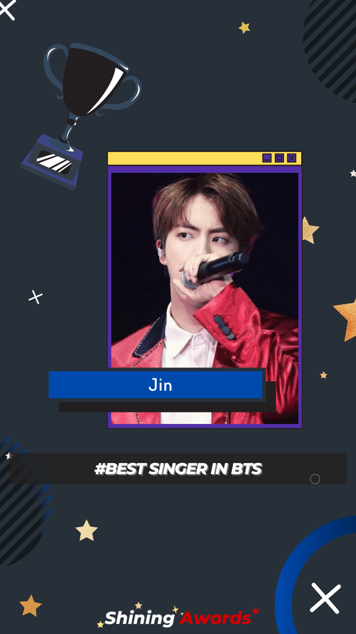 Jin Best Singer In BTS Jin Best Singer In BTS