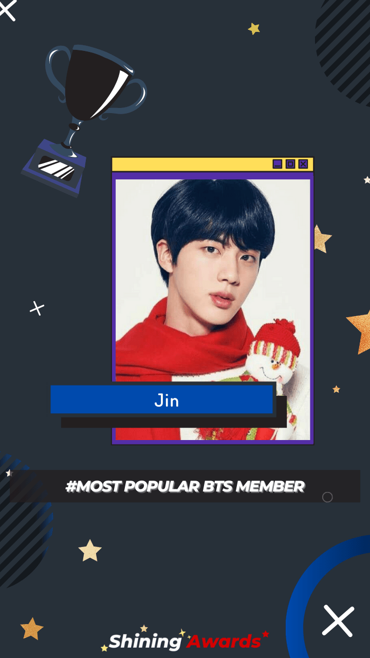 Jin Most Popular BTS Member Jin Most Popular BTS Member