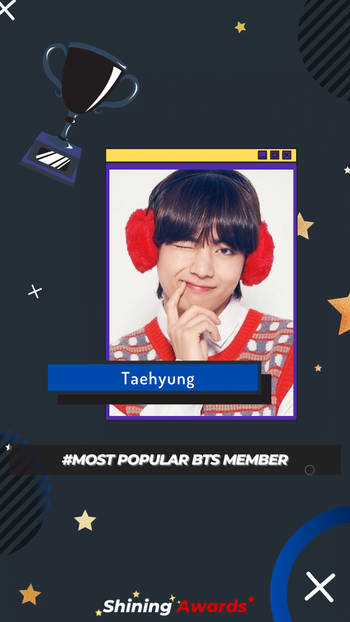 Taehyung Most Popular BTS Member Taehyung Most Popular BTS Member