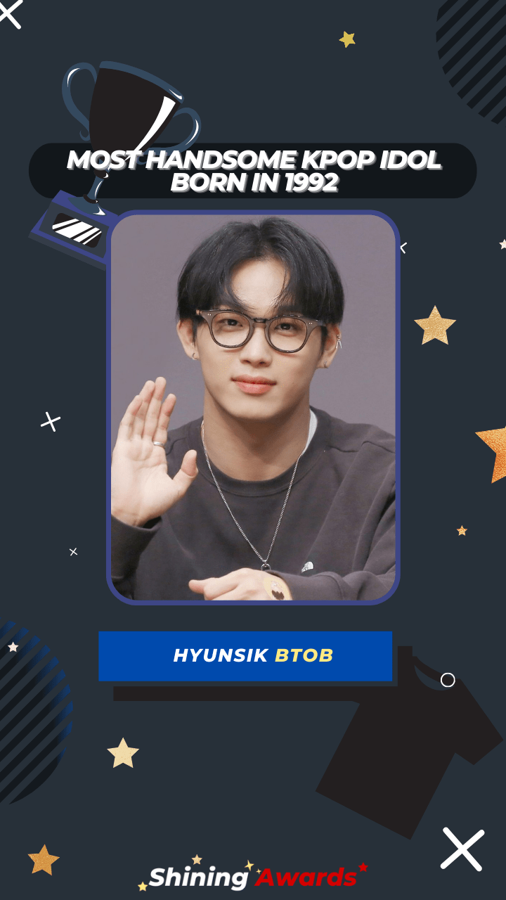Hyunsik BTOB Most Handsome Kpop Idol Born In 1992