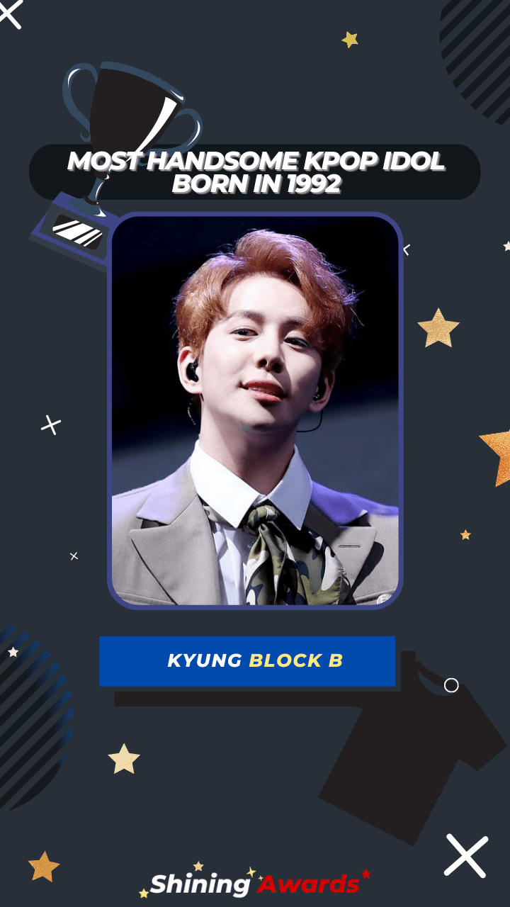 Kyung Block B Most Handsome Kpop Idol Born In 1992