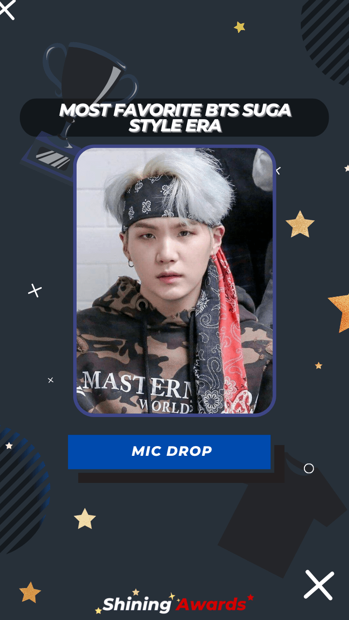 MIC Drop Most Favorite BTS Suga Style Era