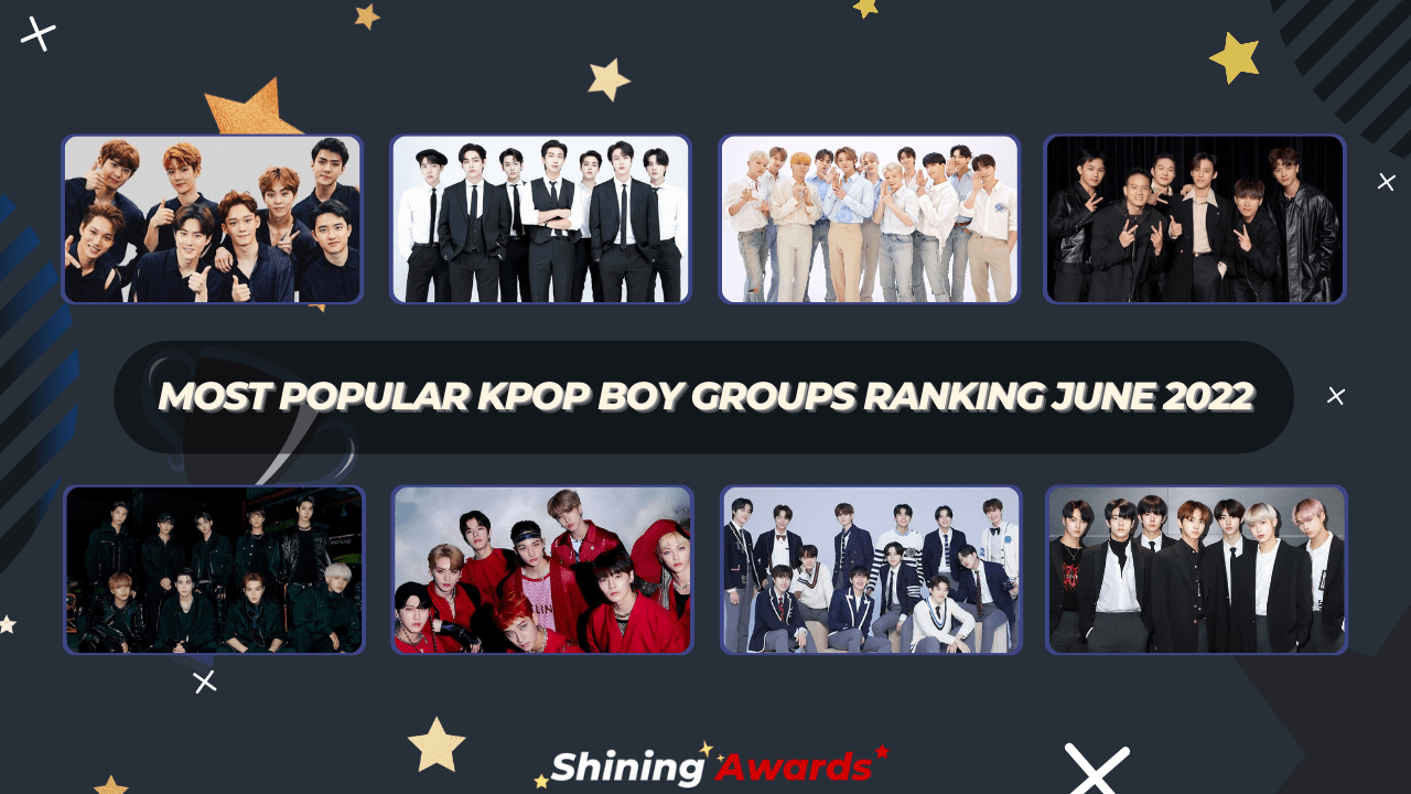 Most Popular Kpop Boy Groups Ranking June 2022