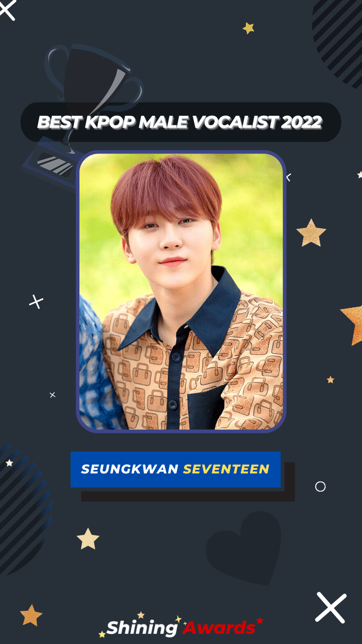 Seungkwan Seventeen Best Kpop Male Vocalist 2022