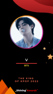 Taehyung The King of Kpop 2022 Shining Awards