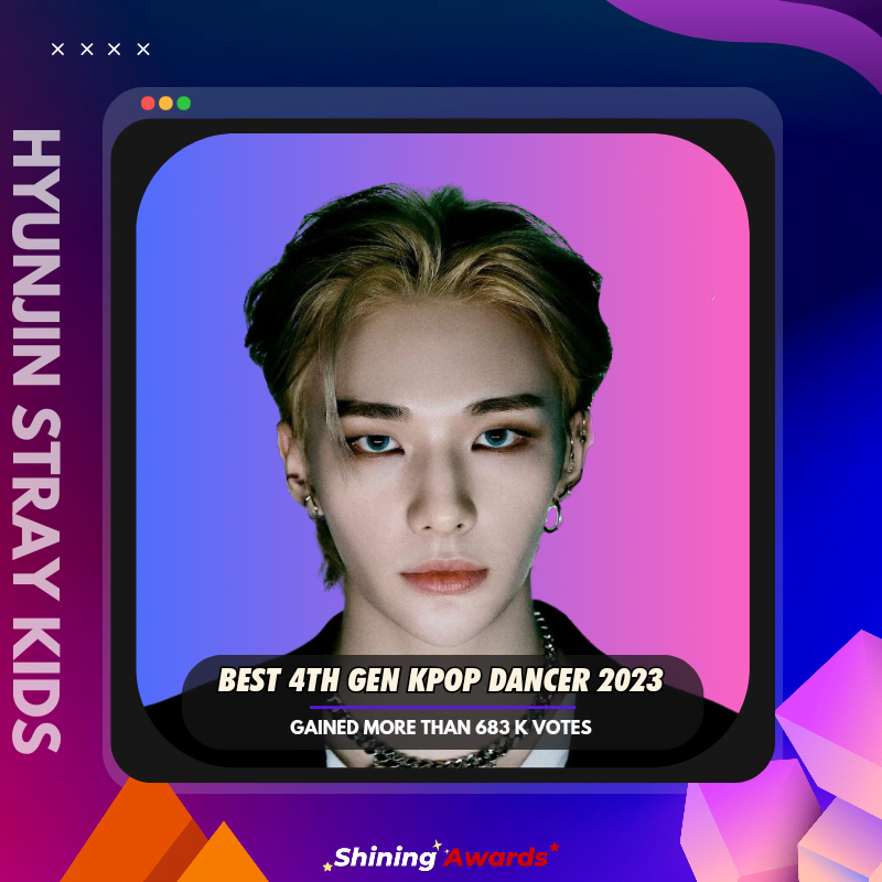 Best 4th Gen Kpop Dancers 2023 (Close: June 30) 23 Hyunjin STRAY KIDS Winner of Best 4th Gen Kpop Dancer 2023