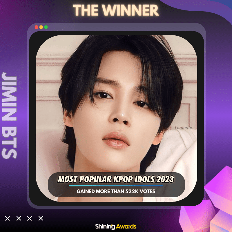 Jimin BTS Winner of Most Popular Kpop Idols 2023