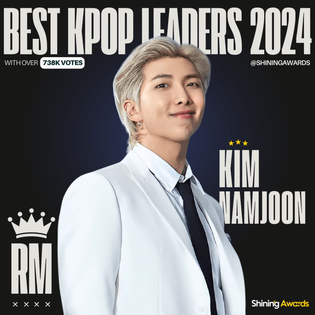 Best Kpop Leaders 2024 27 RM Best Kpop Leaders 2024
