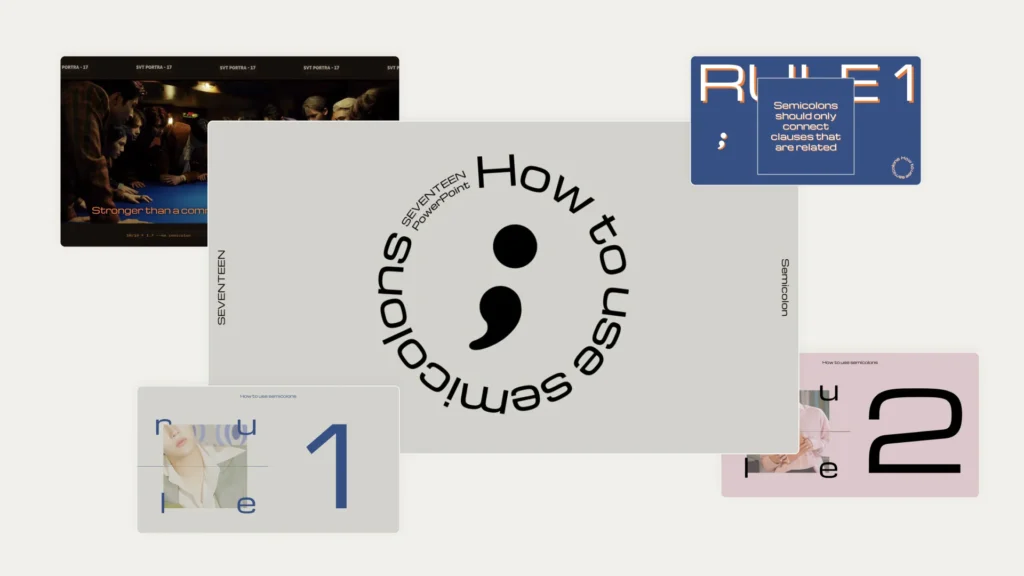 FREE Download All Kpop Theme Presentation Template Style 6 Seventeen Presentation Template