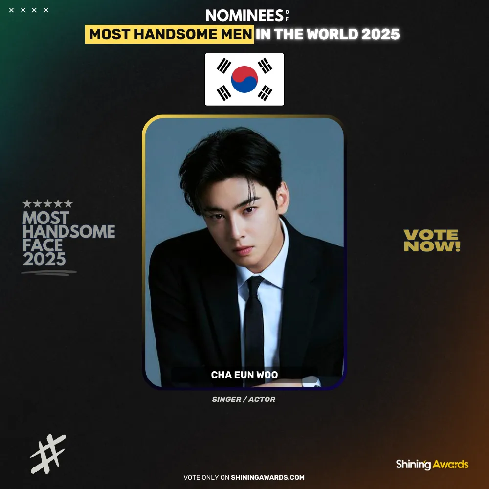 Cha Eun Woo Most Handsome Men In The World 2025