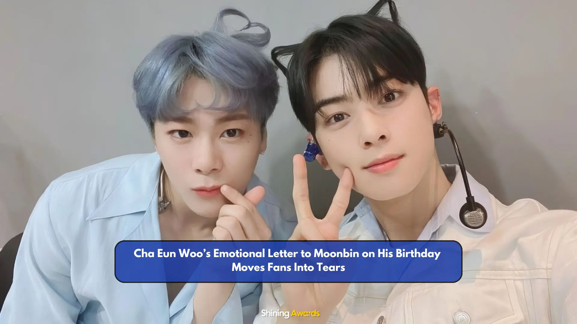 Cha Eun Woo’s Emotional Letter to Moonbin on His Birthday Moves Fans Into Tears
