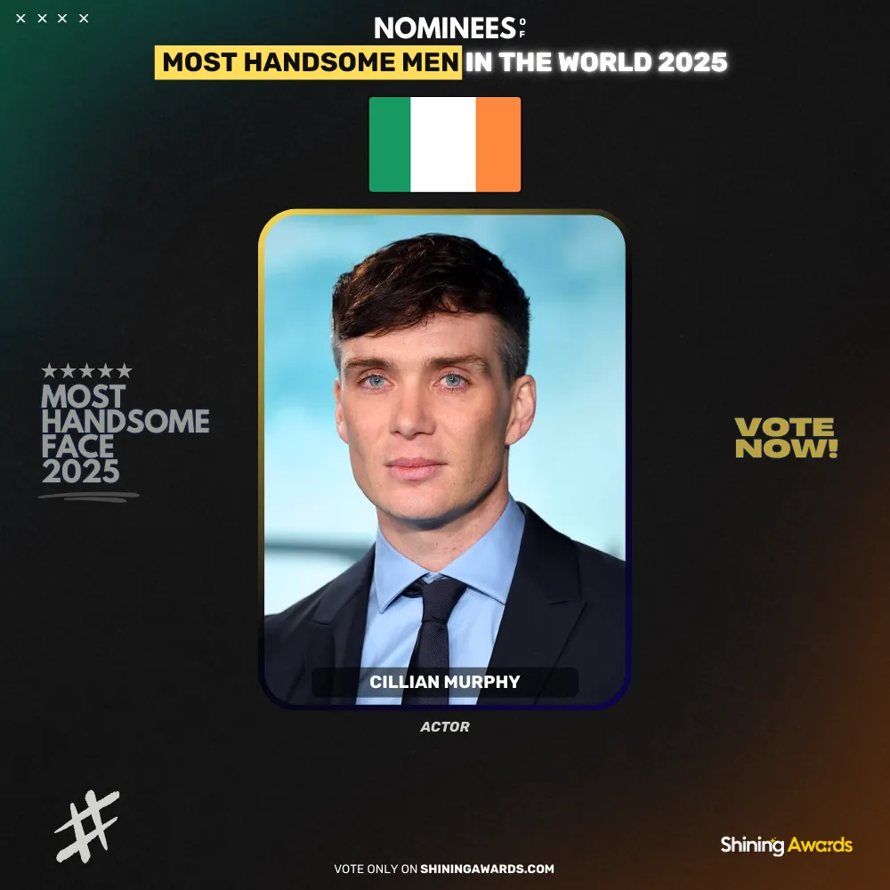 Cillian Murphy Most Handsome Men In The World 2025
