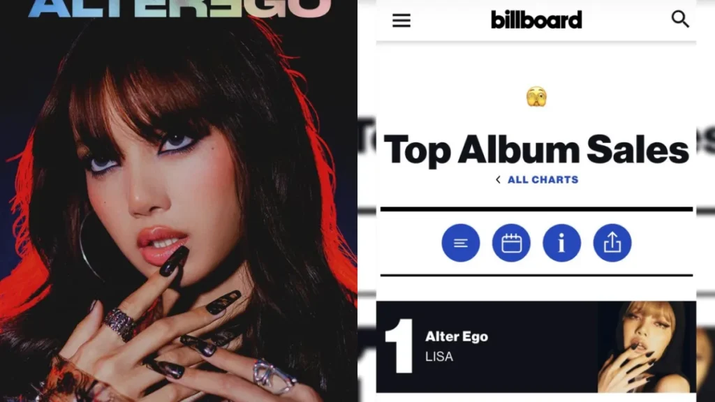 LISA’s ‘Alter Ego’ Debuts at No. 1 on Billboard Top Album Sales Chart 2 LISA Alter Ego Billboard