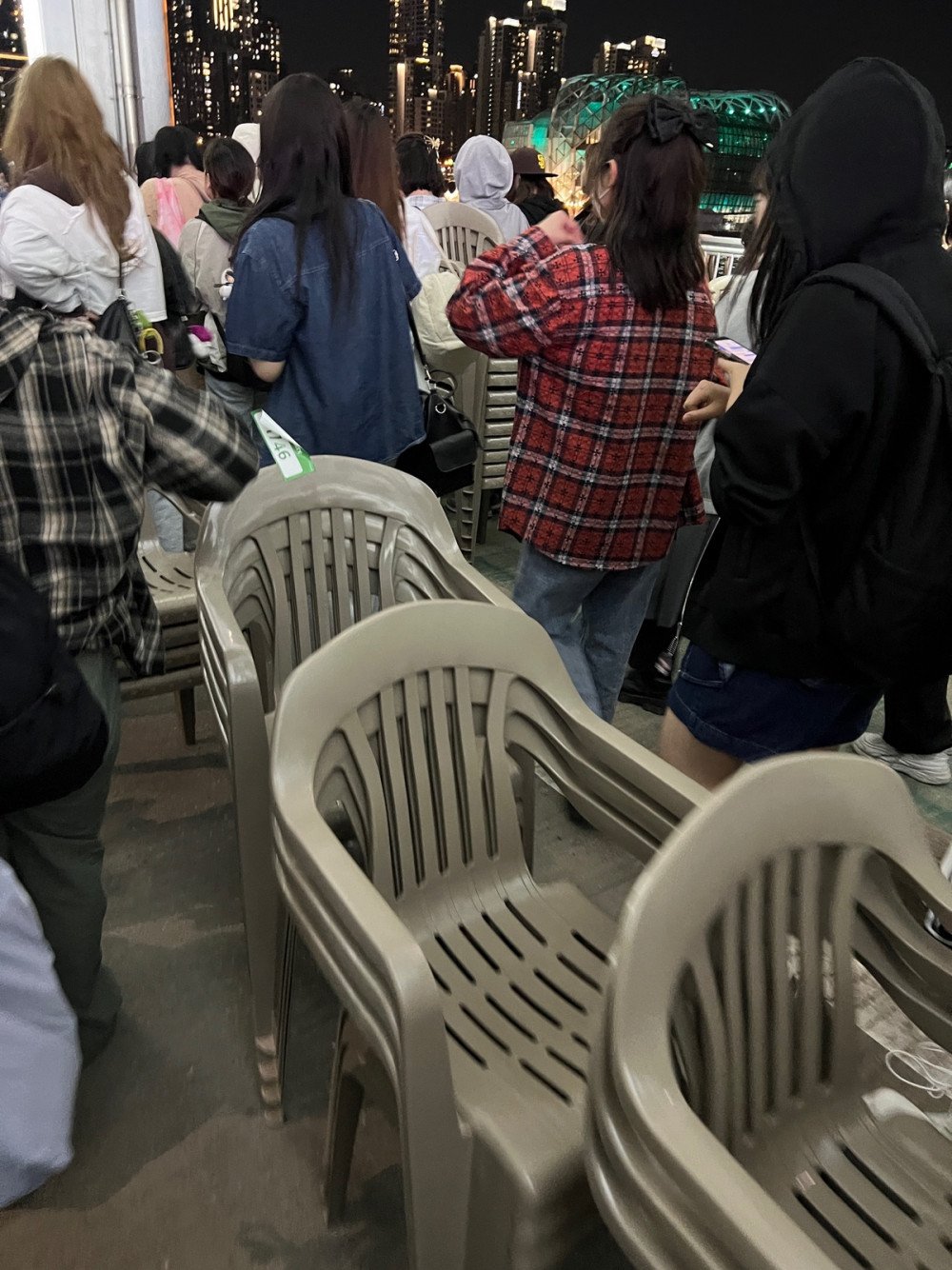 Seventeen fans after the concert