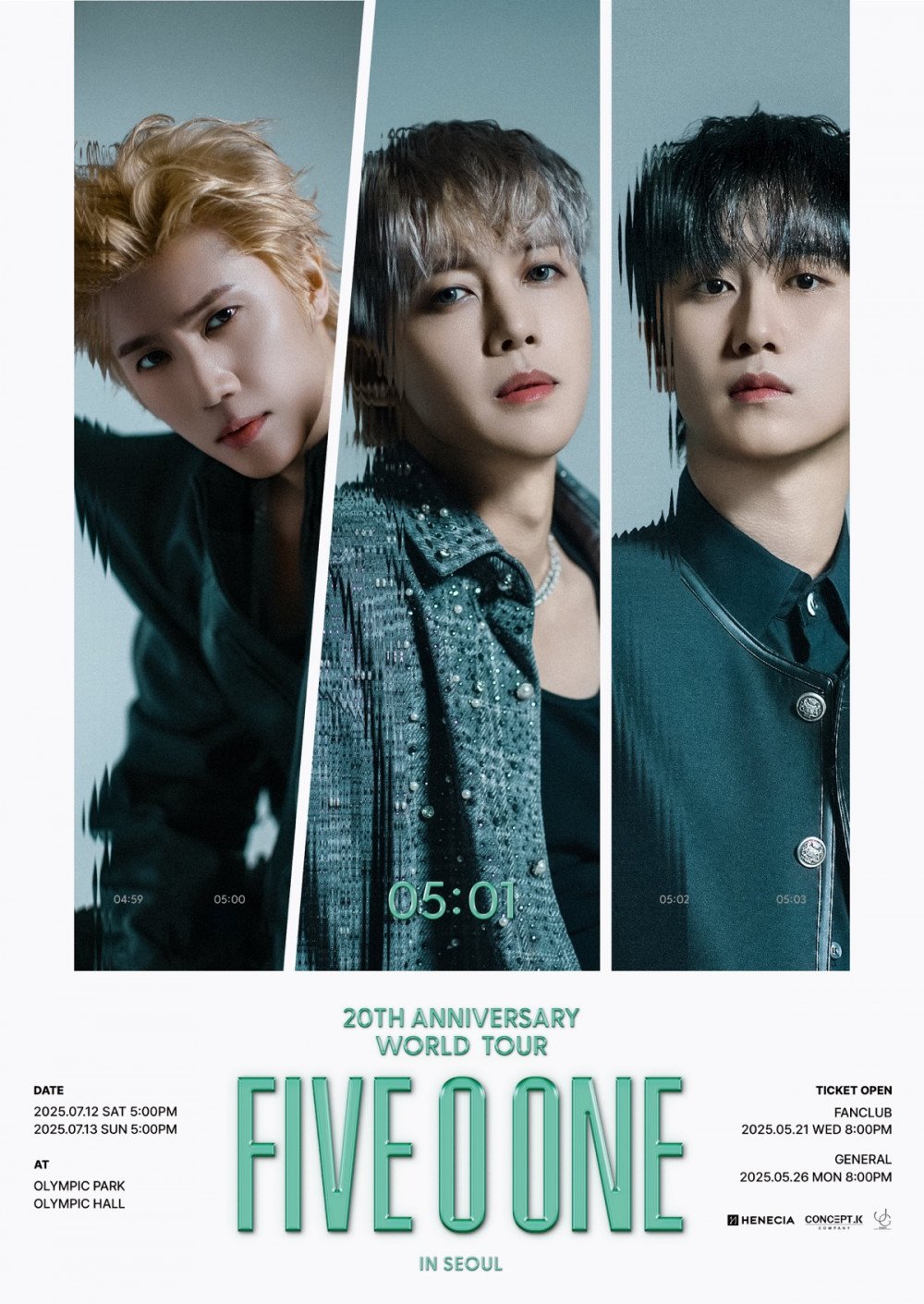 Five O One Reveals Main Poster for 20th Anniversary Seoul Concert