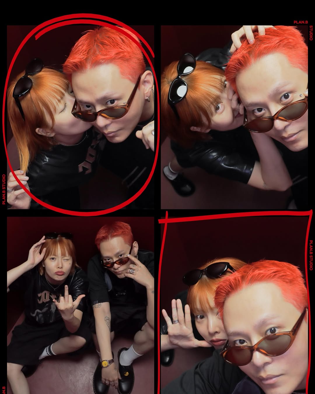 HyunA and Yong Jun Hyung photobooth video