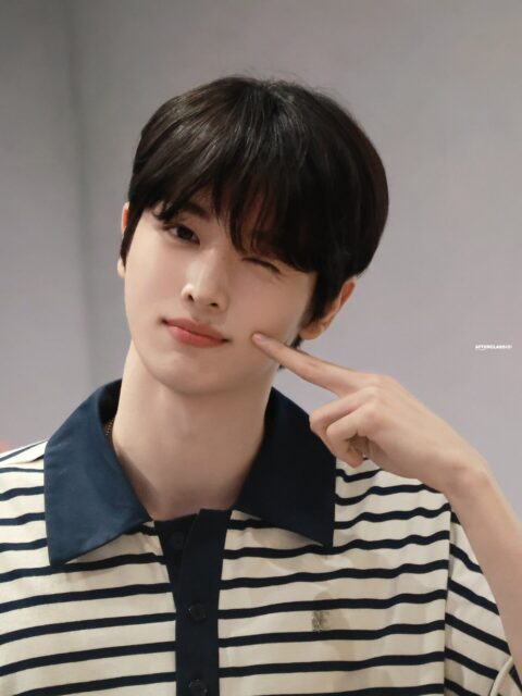 Sungchan's gym selfie