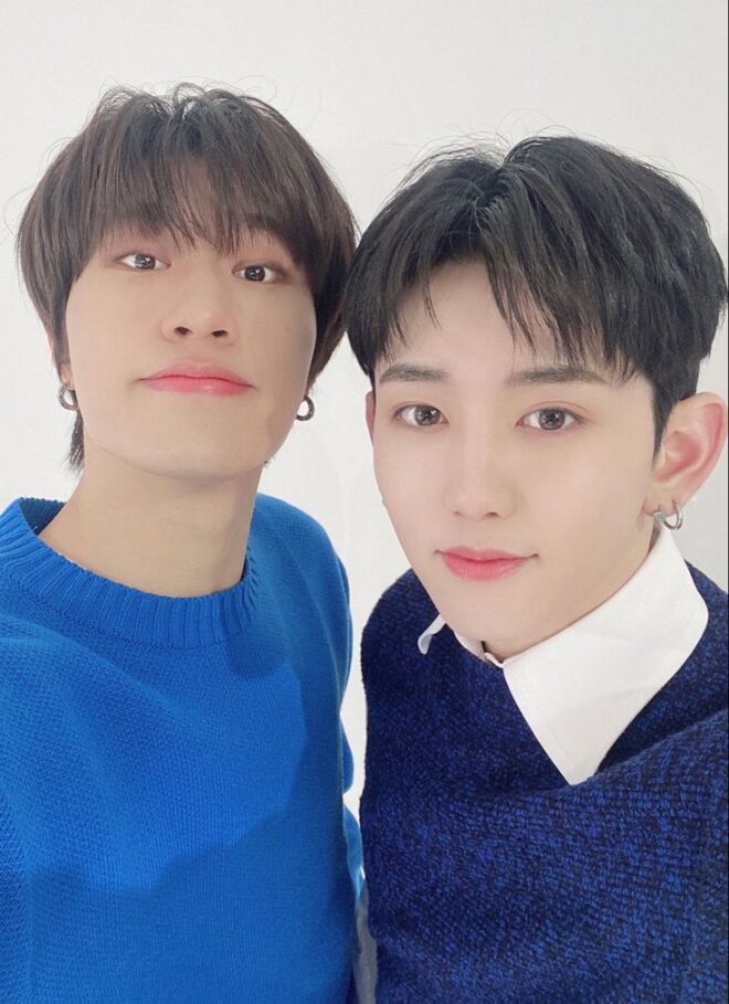 Bang Yedam (left) and Mashiho (right)