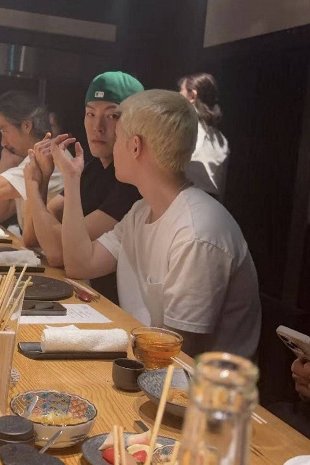 EXO's D.O. Seen with Blonde Hair for the First Time Since His Debut