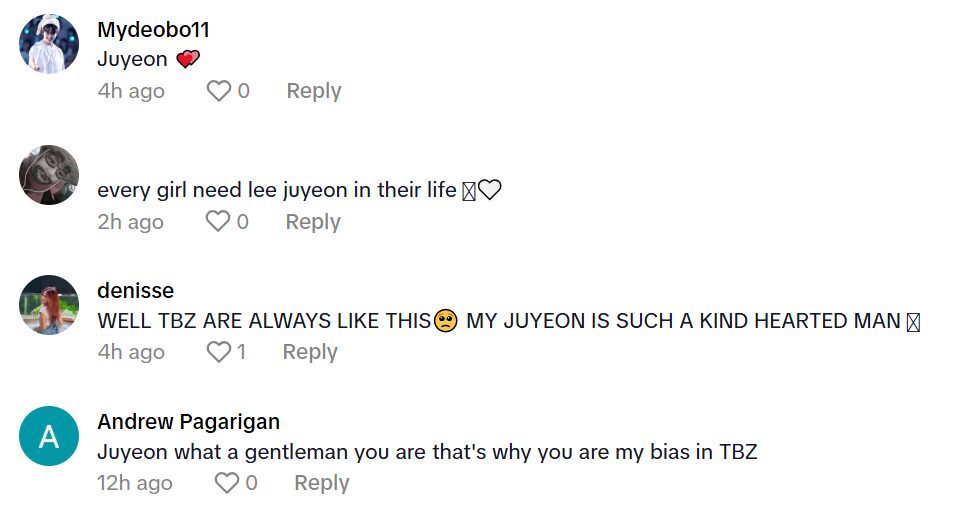 Juyeon's gentlemanly gesture