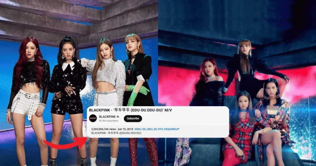 BLACKPINK's "DDU-DU DDU-DU" Becomes The First K-Pop Group MV To Reach 2.3 Billion Views on YouTube 2 BLACKPINK's DDU-DU DDU-DU Becomes The First K-Pop Group MV To Reach 2.3 Billion Views on YouTube