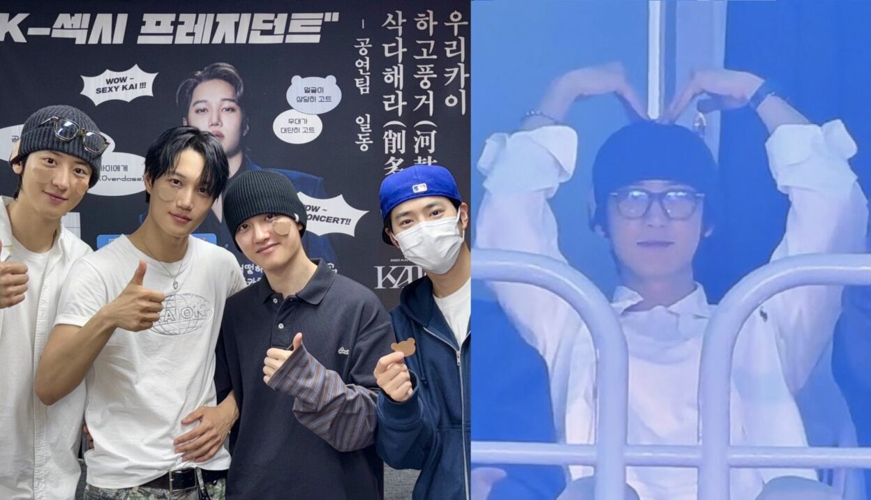 Fans get emotional as EXO's D.O., Sehun, Chanyeol, and Suho show heartfelt support at Kai’s first solo concert