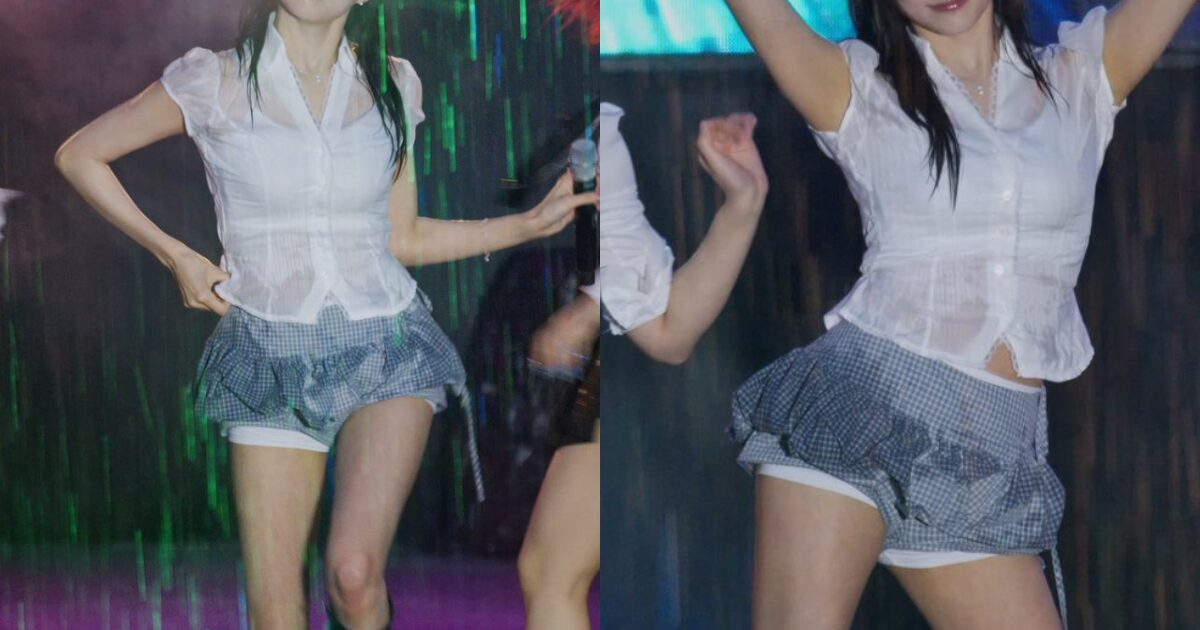 Girl Group Member Gains Attention For Getting Drenched In Rain Just To Meet Fans