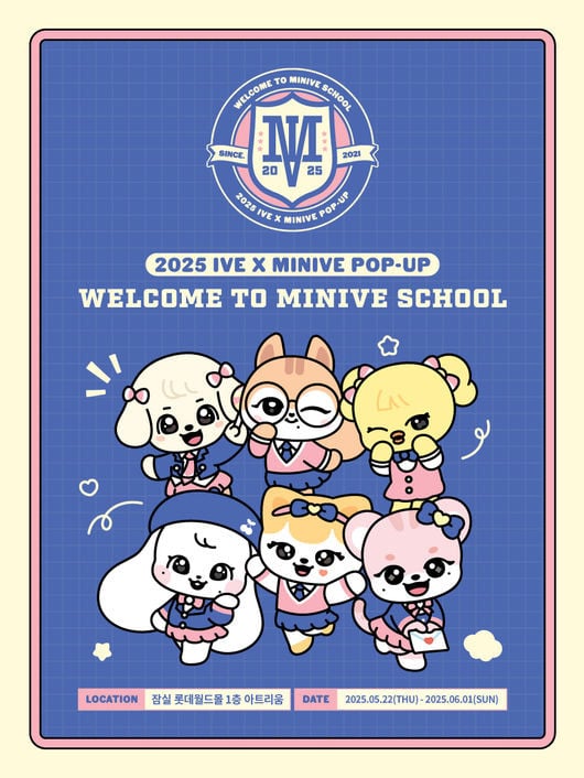 IVE Launches ‘MINIVE SCHOOL’ Pop-Up in Seoul