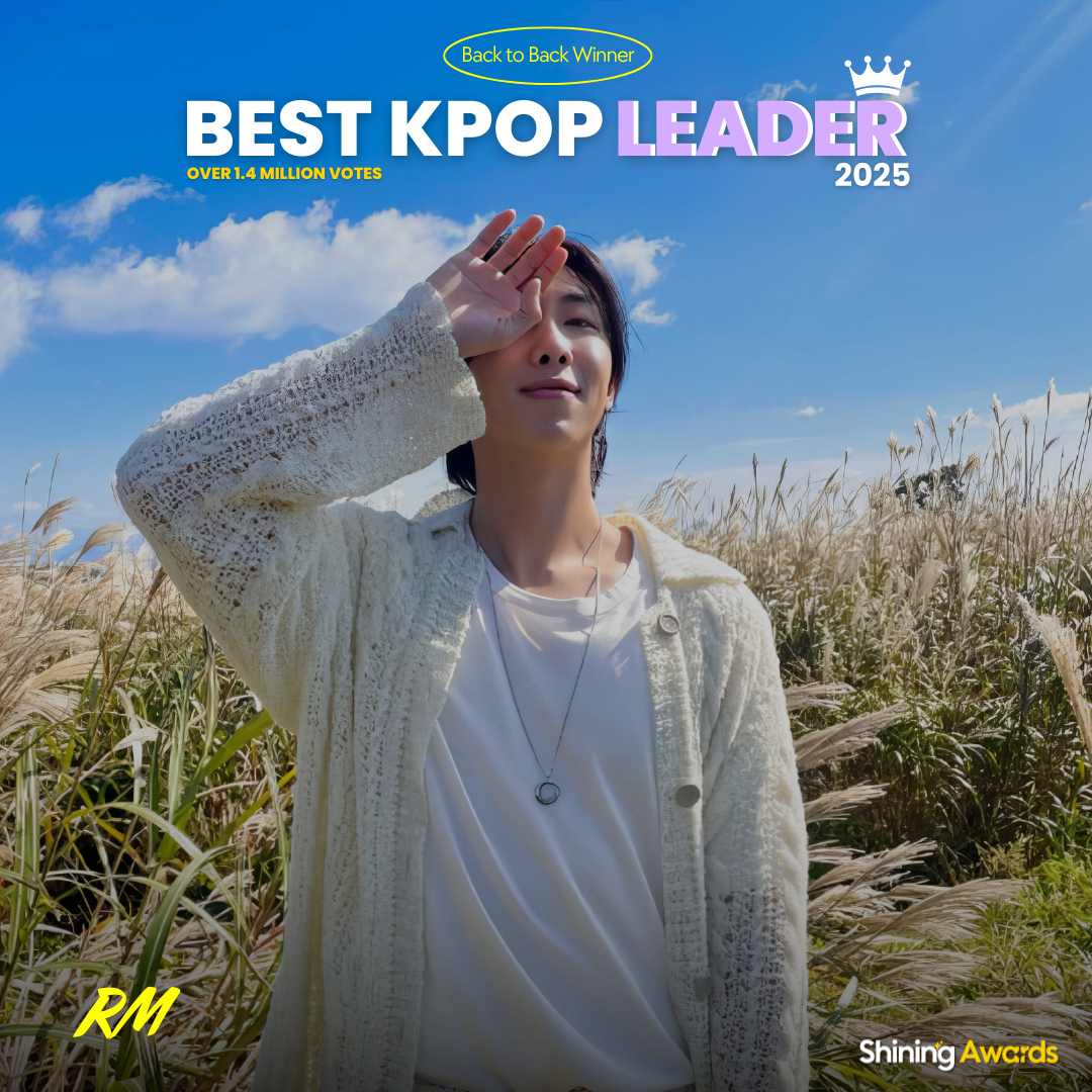 Best Kpop Leader 2025 29 RM Winner of Best Kpop Leader 2025