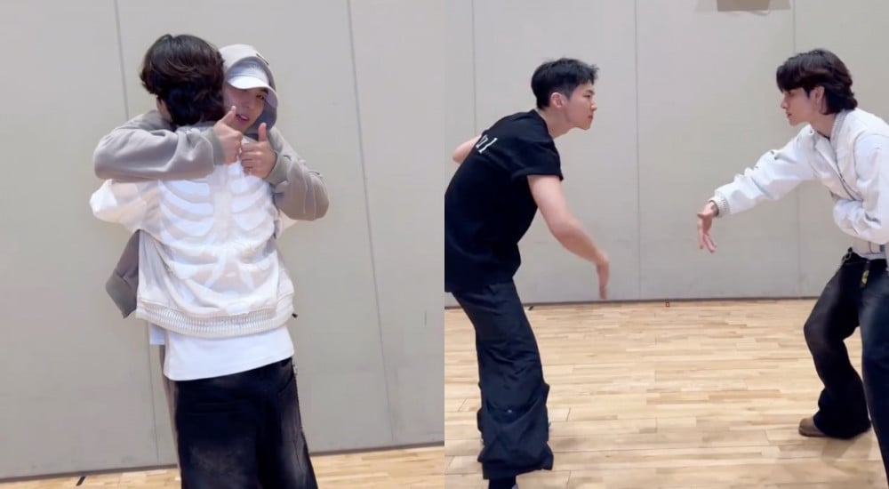 Seventeen's Mingyu & Hoshi reunite with Samuel Kim for the 'Rockstar' challenge