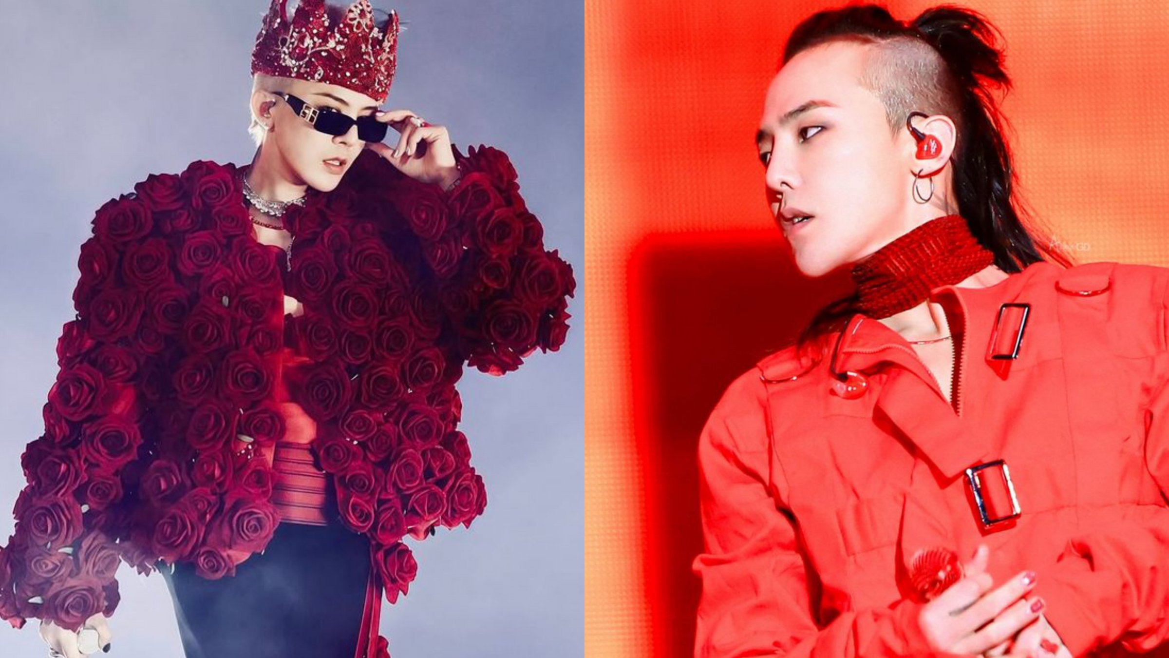 Fiery and Fierce: G-Dragon’s Iconic Red Stage Outfits