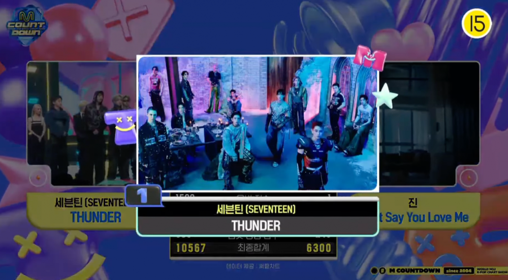 Seventeen Triumphs with "Thunder" and Delivers an Electrifying Performance on June 5th's 'M! Countdown'! 2 SEVENTEEN's Acceptance Speech