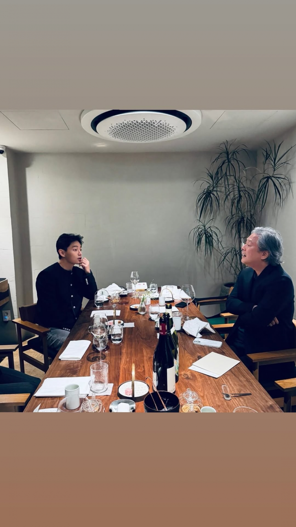 V with Park Chan Wook