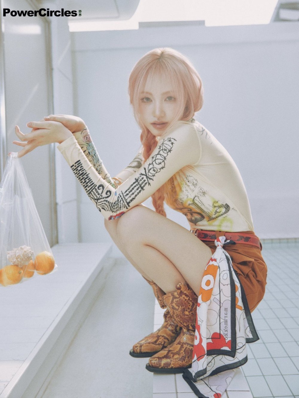 Liz of IVE Dazzles on Solo Cover of China's 'PowerCircles' Magazine 4 Another Angle