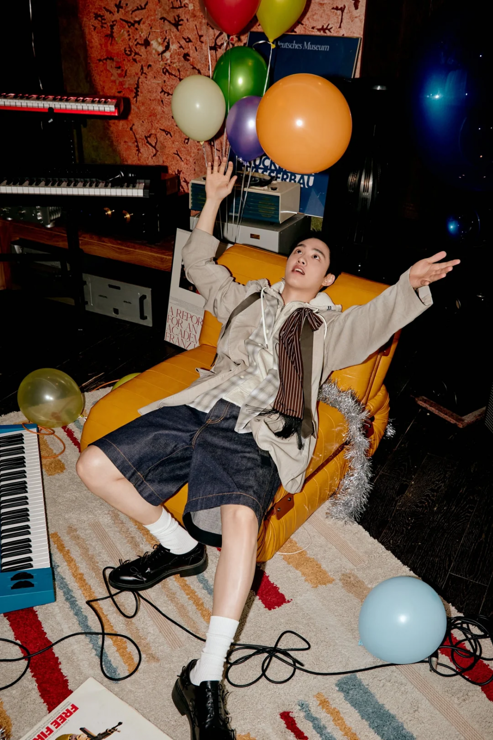 D.O. of EXO Celebrates at a Joyful Party in New Teasers for His Debut Studio Album 'BLISS' 4 D.O. Concept Photo 4