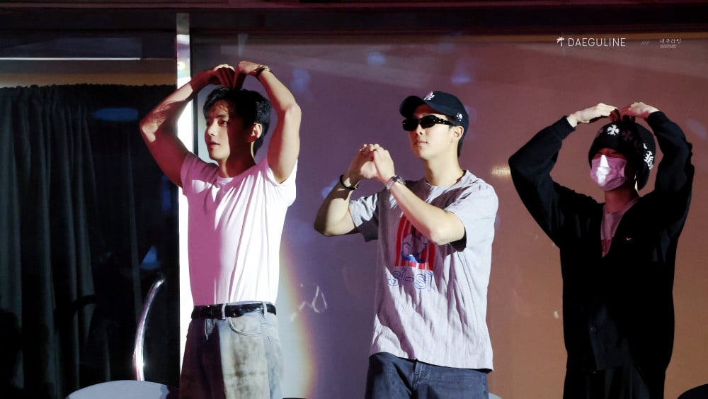 BTS having fun together