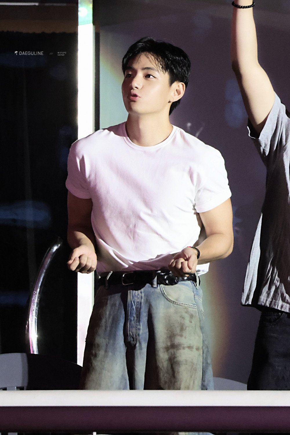 BTS members supporting J-Hope