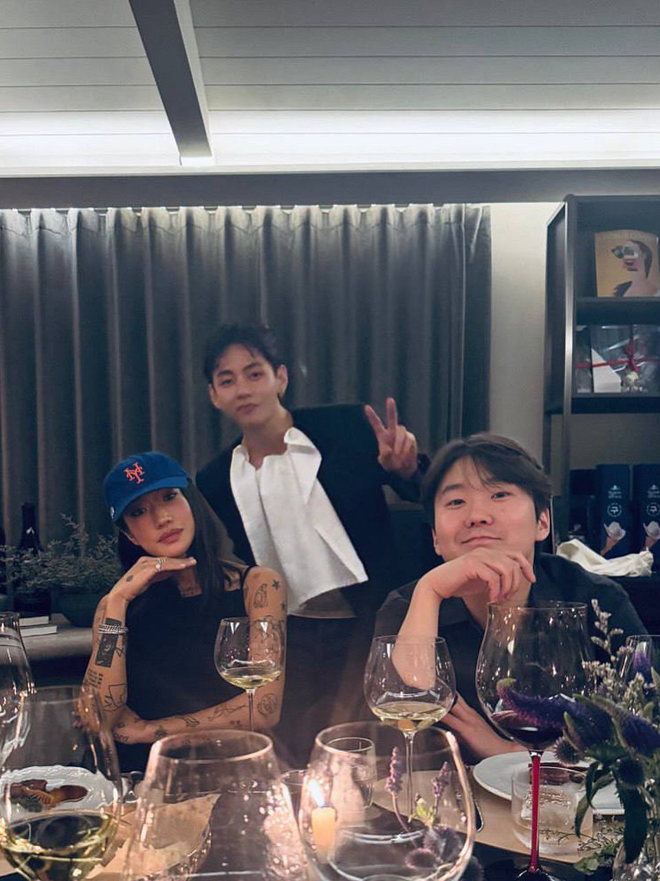 V of BTS Shares Images from His Military Discharge Celebration 7 Peggy Gou
