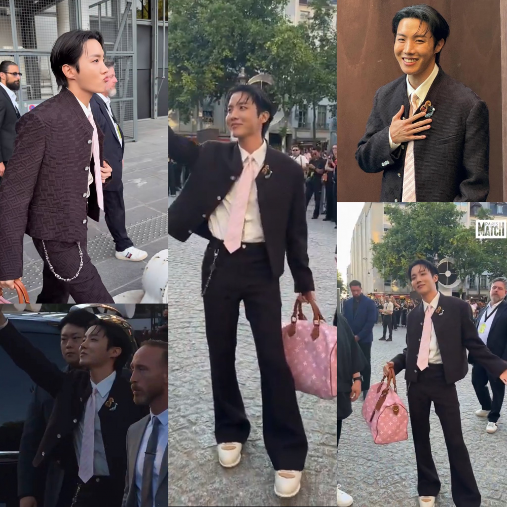 J-Hope, BamBam, Jackson, and Yuta Capture Attention at Louis Vuitton Men's SS26 Show During Paris Fashion Week 3 BamBam at YSL