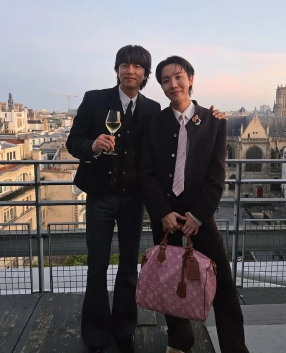 J-Hope of BTS Has Heartwarming Encounter with Gong Yoo in Paris 2 j-hope in Paris 2