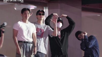 BTS members SUGA, RM, Jimin, and V attend J-Hope's 'HOPE ON THE STAGE' Final to show support