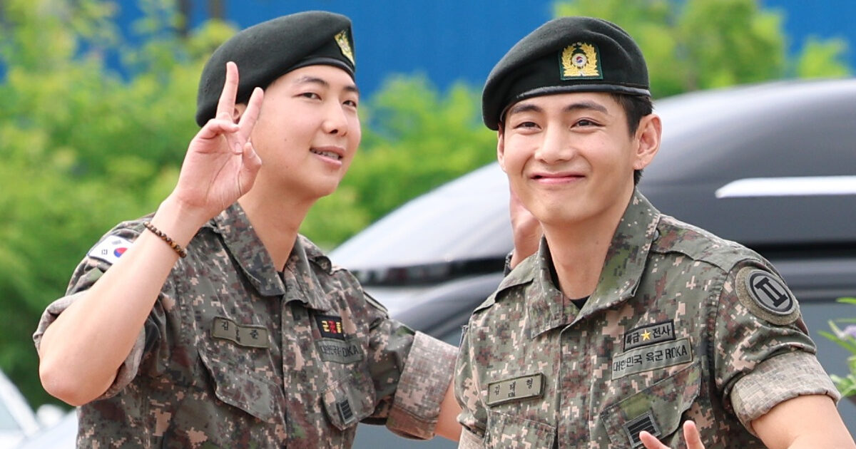 BTS's V And RM Spark Massive Reactions Immediately After Military Discharge