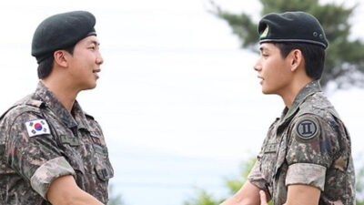 Scene Of BTS V And RM's Military Dicharge Triggers Outrage