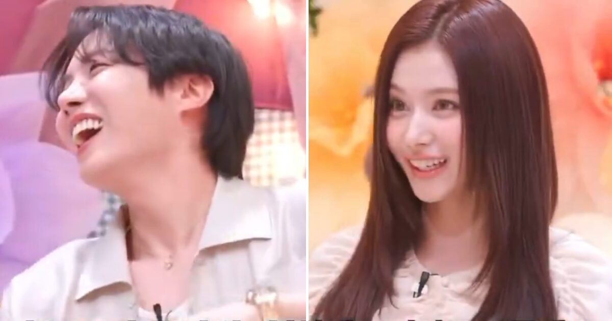 BTS's J-Hope Is Going Viral After Getting Flustered By TWICE Sana's Unexpected Request