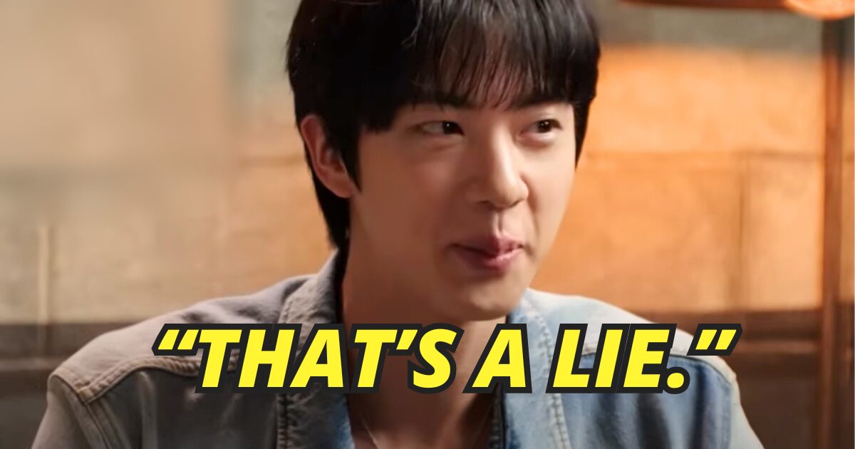 "I Have No Plans [To Start Acting]" BTS's Jin Caught In A Lie?