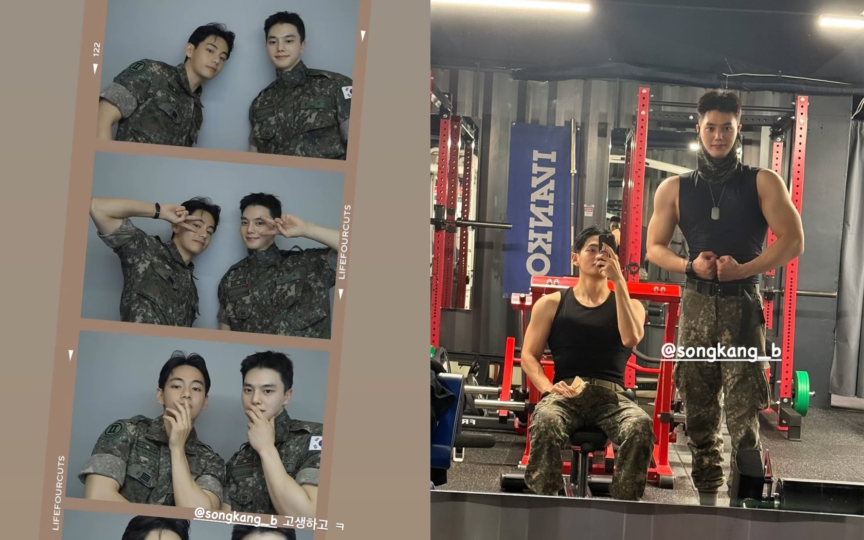 BTS's V shares final military moments with Song Kang just hours ahead of his discharge