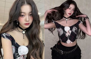 IVE Jang Won-young Stuns with Floral-Inspired Look and Effortless Charm