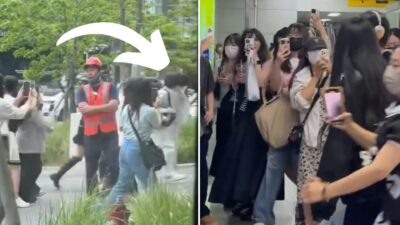 Multiple Idols From Same Company Seen Being Chased And Touched By Sasaengs Outside Building