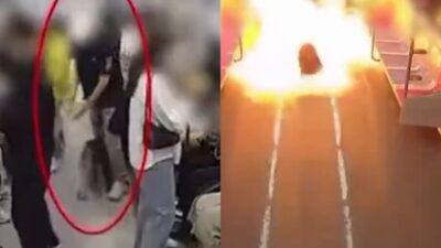 Chilling Footage Of Korean Man Setting Fire Inside Crowded Train Leaves Netizens Terrified