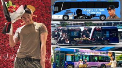BTS V Thailand Bus